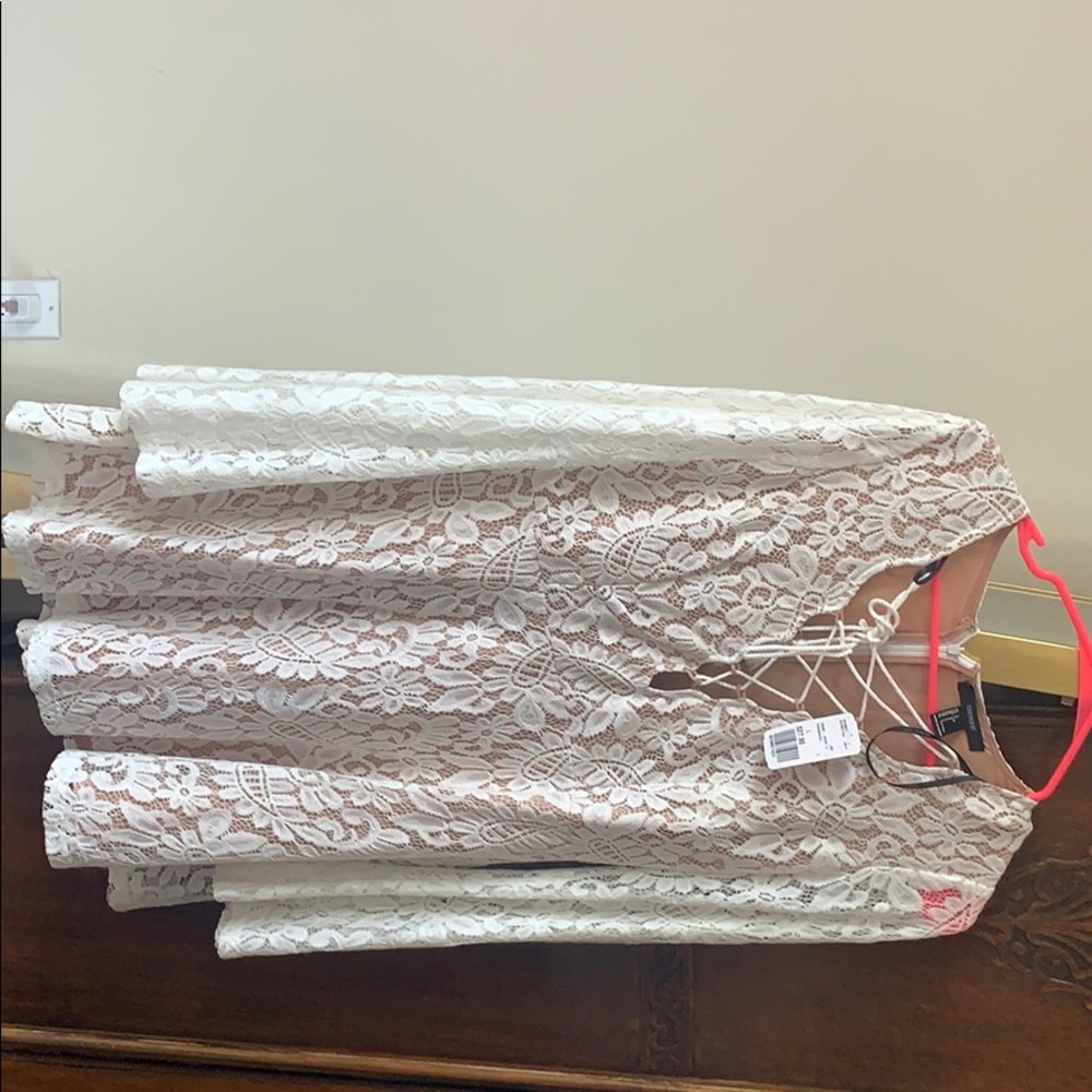 White lace dress